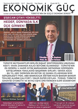 Ekonomik Güç Dergisi Sayı: 23 Temmuz - Eylül 2023