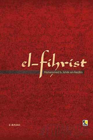 El Fihrist (Ciltli)