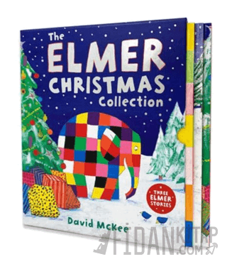 Elmer Christmas Slipcase (Ciltli) David McKee