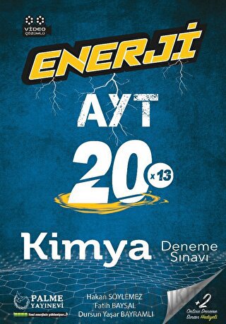 Enerji Ayt Kimya 20 Deneme Sınavı