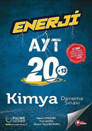 Enerji AYT Kimya 20 Deneme Sınavı