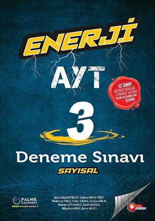 Enerji AYT Sayısal 3 Deneme Sınavı