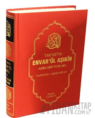 Envarül Aşıkın - Aşıkların Nurları (Tam Metin) Farklı Renk Seçenekleri (Ciltli)