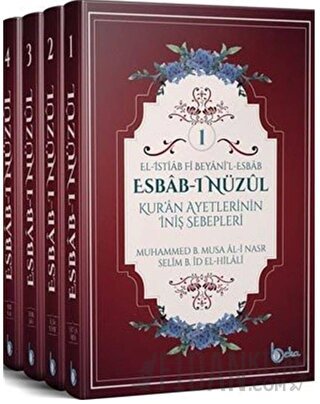 Esbab-ı Nüzul - Kur'an Ayetlerinin İniş Sebepleri (4 Cilt Takım) (Ciltli)