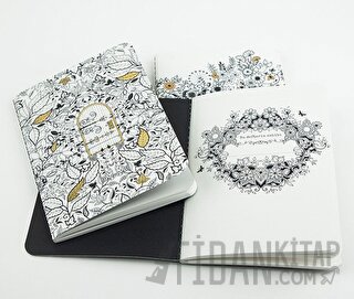 Esrarengiz Bahçe Üçlü Mini Defter Johanna Basford