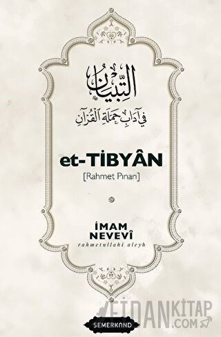 Et-Tibyan - Rahmet Pınarı (Ciltli)