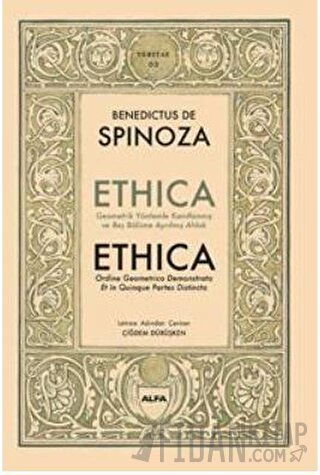 Ethica (Ciltli) Benedict De Spinoza