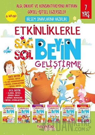 Etkinliklerle Sağ Beyin Sol Beyin Geliştirme (6 Kitap)