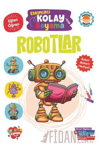 Etkinlikli Kolay Boyama – Robotlar
