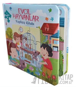 Evcil Hayvanlar Yapboz Kitabı (Ciltli)