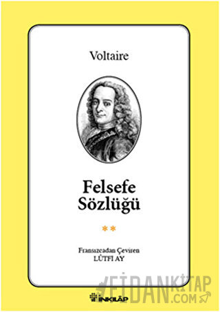 Felsefe Sözlüğü Voltaire