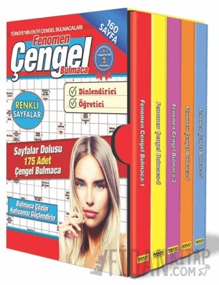 Fenomen Çengel Bulmaca Seti - 5 Kitap