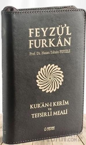 Feyzü'l Furkân Kur'ân-ı Kerîm ve Tefsirli Meali - Cep Boy - Fermuarlı - Deri Cilt (Ciltli)