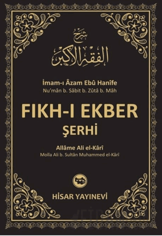 Fıkh-ı Ekber Şerhi (Ciltli)