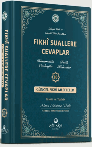 Fıkhi Suallere Cevaplar 10. Cilt (Ciltli)