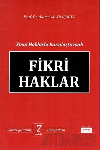 Fikri Haklar Ahmet M. Kılıçoğlu