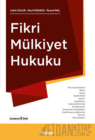 Fikri Mülkiyet Hukuku Cahit Suluk