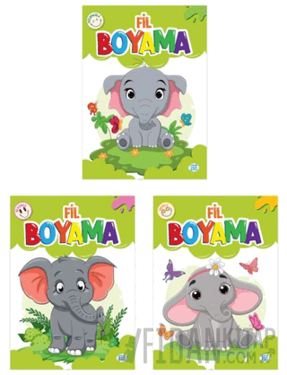 Fil Boyama Seti (3 Kitap) Kolektif