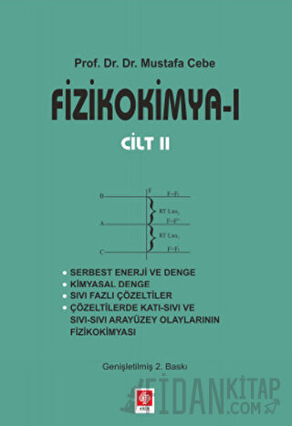 Fizikokimya 1 Cilt: 2 (Ciltli)