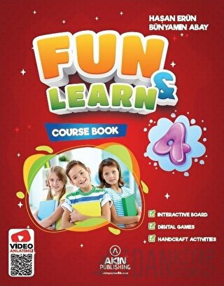 Fun and Learn 4 (Course Book, Activity Book, Fun Magazine) Hasan Erün