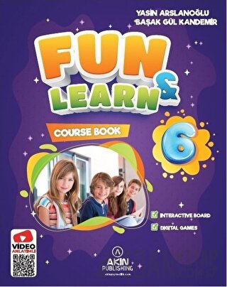 Fun and Learn 6 (Course Book, Test Book) Başak Gül Kandemir
