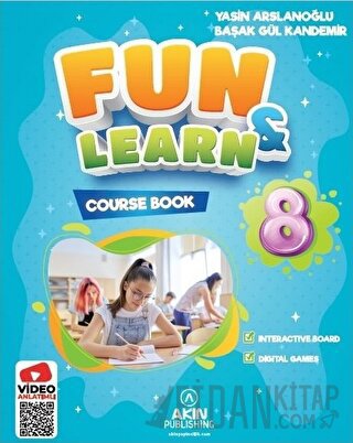 Fun and Learn 8 (Course Book, Test Book) Yasin Arslanoğlu