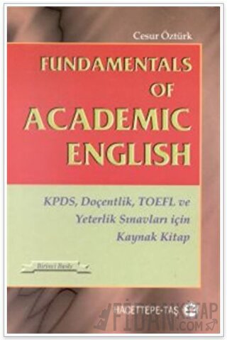Fundamentals of Academic English KPDS, Doçentlik, TOEFL ve Yeterlik Sı