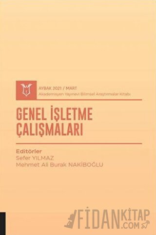 Genel İşletme Çalışmaları (AYBAK 2021 Mart)