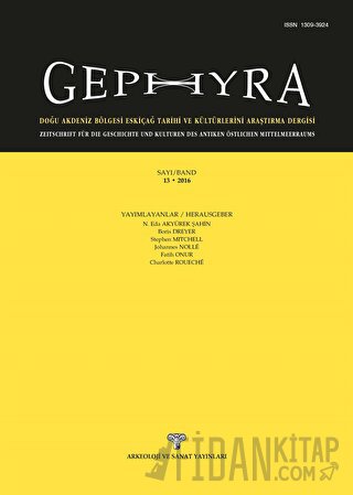Gephyra Sayı 13 / Volume 13 - 2016 (Ciltli)