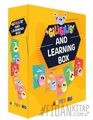 Giligilis and Learning Box - İngilizce Eğitici Mini Karton Kitap Serisi