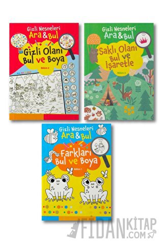 Gizli Nesneleri Ara Bul Seti - 3 Kitap Kolektif