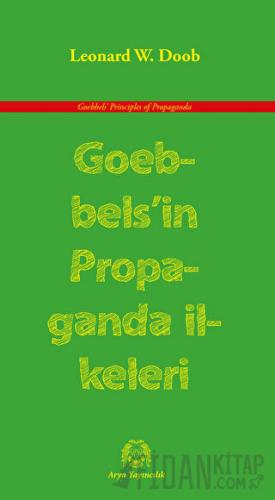 Goebbels’in Propaganda İlkeleri