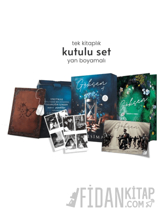 Gökçen 4 - Yan Boyamalı Hediyeli Kutu (Ciltli)