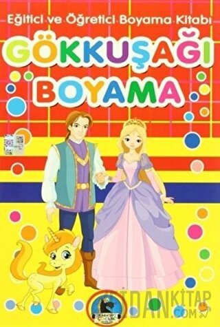 Gökkuşağı Boyama - Eğitici ve Öğretici Boyama Kitabı (4 Kitap Takım) K