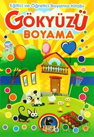 Gökyüzü Boyama - Eğitici ve Öğretici Boyama Kitabı (4 Kitap Takım) Kol
