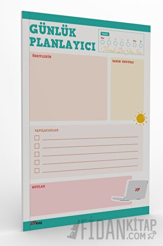 Günlük Planlayıcı Çek Kopar- Evde, Okulda, İşte