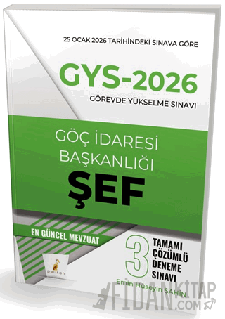 GYS 2026 Görevde Yükselme Sınavı Göç İdaresi Başkanlığı Şef Tamamı Çöz