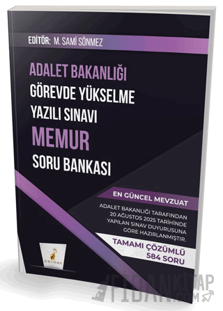 GYS Adalet Bakanlığı Görevde Yükselme Yazılı Sınavı Memur Soru Bankası