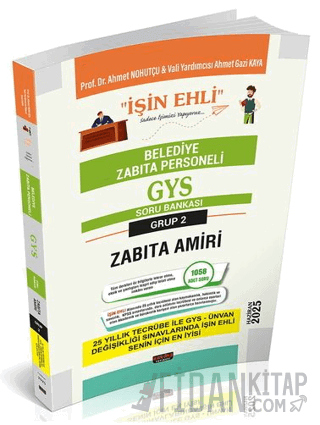 GYS Belediye Zabıta Personeli Zabıta Amiri Soru Bankası