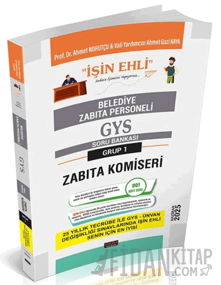 GYS Belediye Zabıta Personeli Zabıta Komiseri Soru Bankası