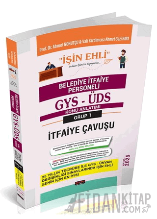 GYS-ÜDS Belediye İtfaiye Personeli 1. Grup İtfaiye Çavuşu Konu Anlatımı