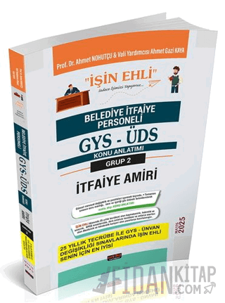GYS-ÜDS Belediye İtfaiye Personeli 2. Grup İtfaiye Amiri Konu Anlatımı