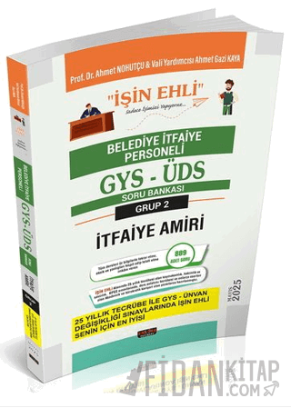 GYS-ÜDS Belediye İtfaiye Personeli İtfaiye Amiri Soru Bankası Ahmet No
