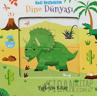 Hadi Keşfedelim - Dino Dünyası Yapbozlu Karton Kitap
