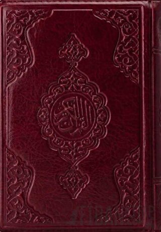 Hafız Boy Kur'an-ı Kerim (Bordo, Kılıflı, Mühürlü, 2 Renk) (Ciltli)