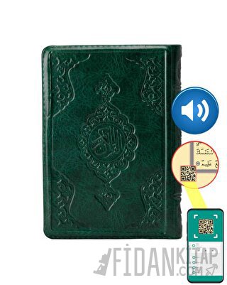 Hafız Boy Kur'an-ı Kerim (Yeşil, Kılıflı, Mühürlü, 2 Renk)