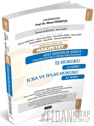 HAKİMİYET Adli Hakimlik İş Hukuku-İcra ve İflas Hukuku Çıkmış Soru Bankası