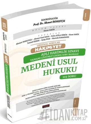 HAKİMİYET Adli Hakimlik Medeni Usul Hukuku Çıkmış Soru Bankası
