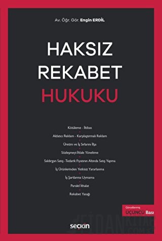 Haksız Rekabet Hukuku (Ciltli)