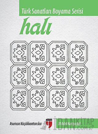 Halı - Türk Sanatları Boyama Serisi - 20 Adet Kartpostal